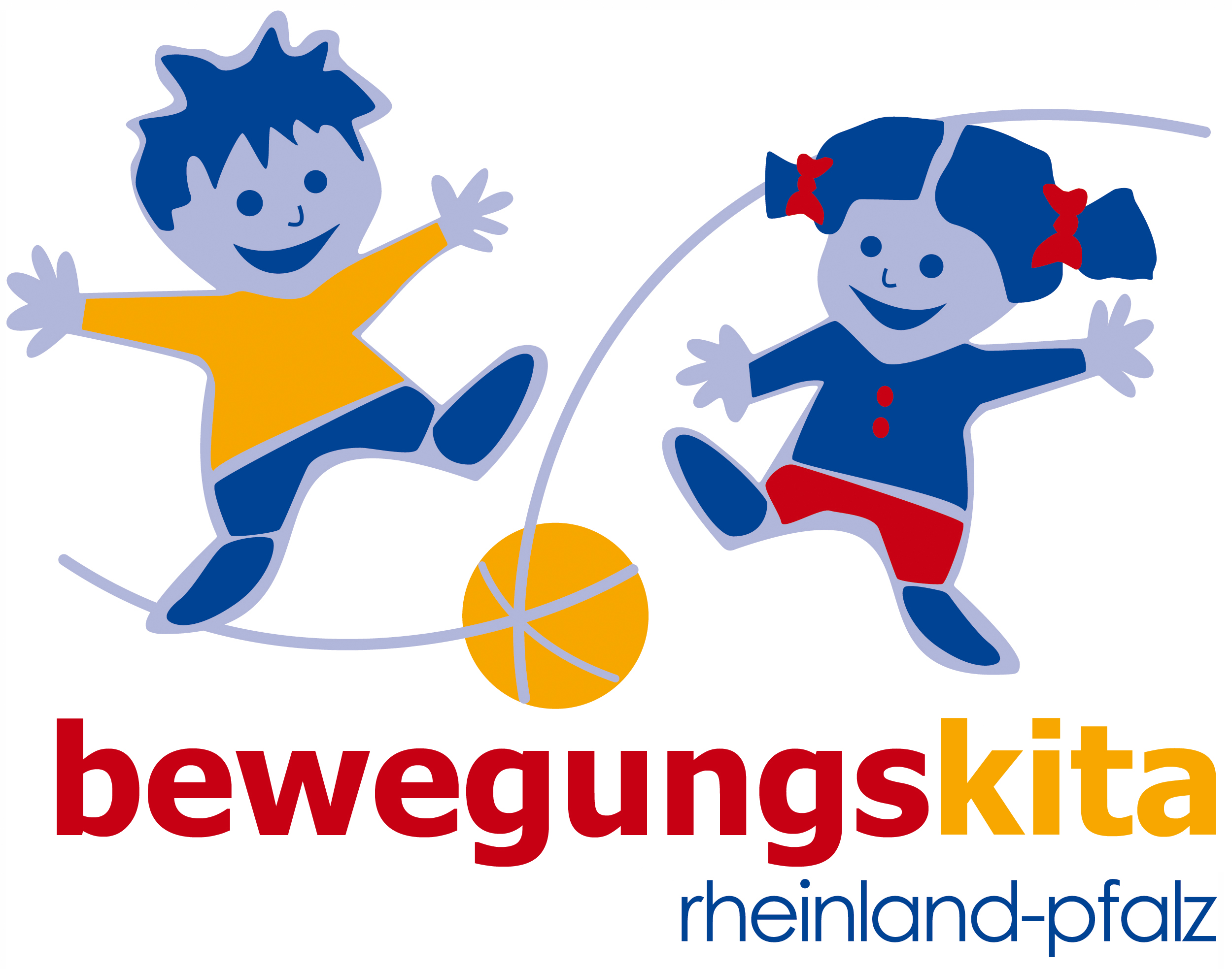 Logo des Bewegungskindertagesstätte Rheinland-Pfalz e.V.